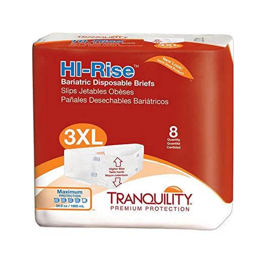 Tranquility Hi-Rise Bariatric Briefs