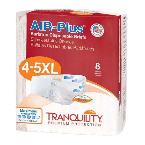 Tranquility AIR-Plus Bariatric Disposable Briefs