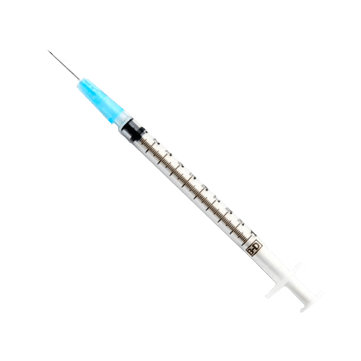 BD Luer Slip Tip Syringe with Detachable Needle