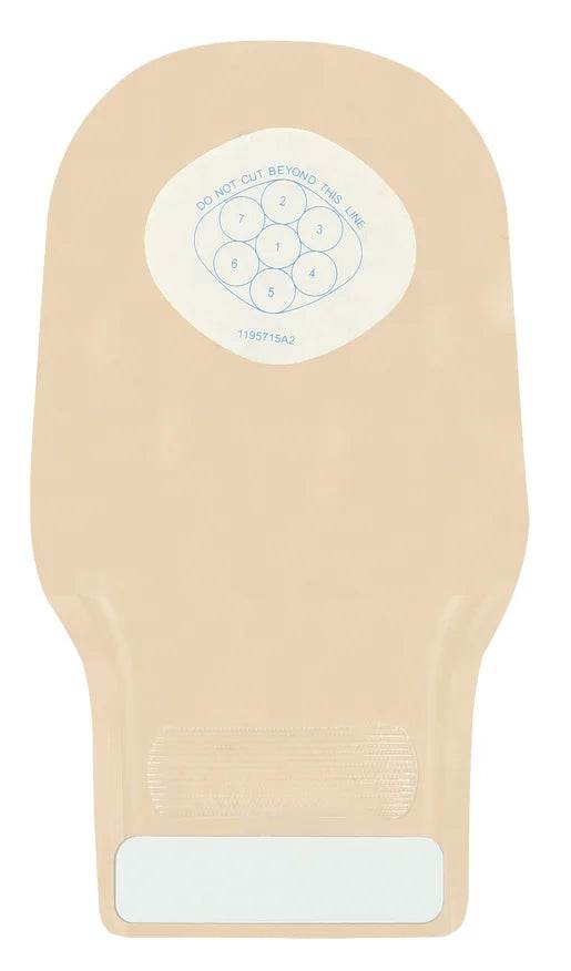 Little Ones Two-Piece Adhesive Coupling Technology Standard Drainable Pouch with InvisiClose Tail Closure System