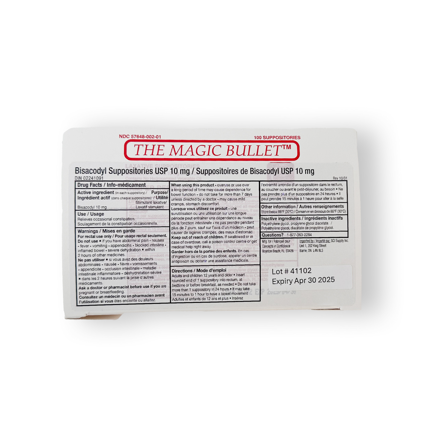 Magic Bullet Suppositories