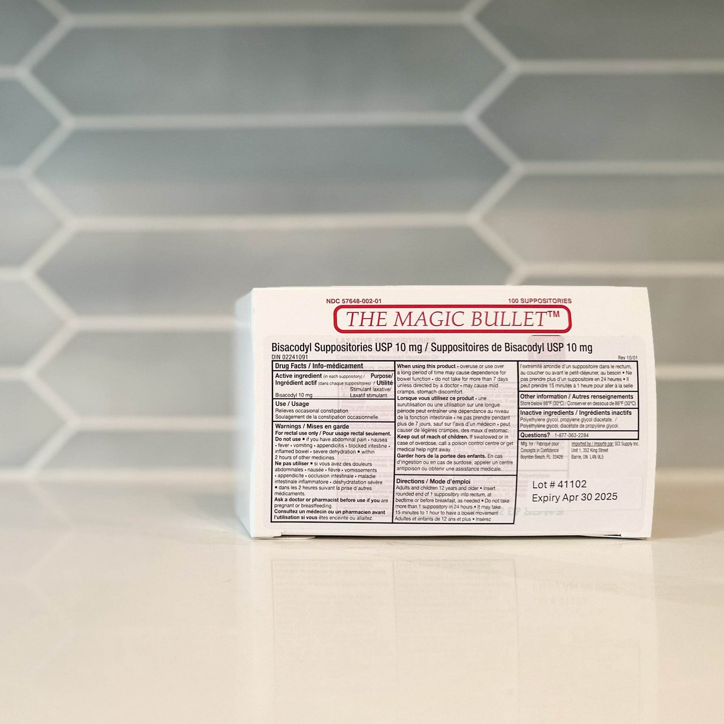 Magic Bullet Suppositories DIN 02241091