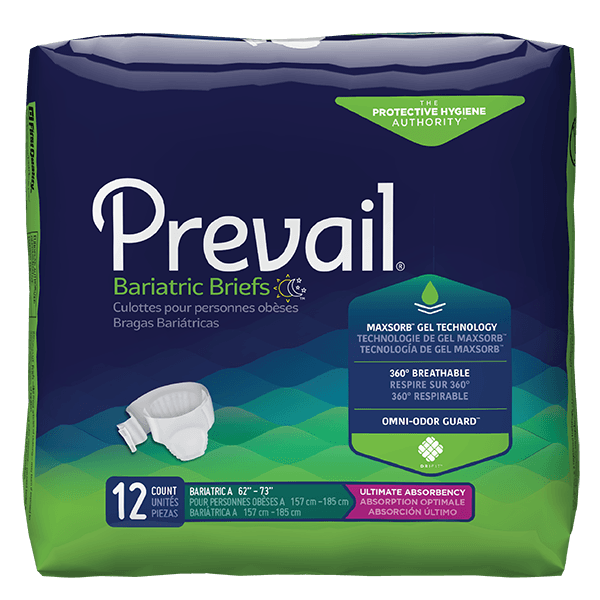 Prevail Ultimate Absorbency Bariatric Briefs