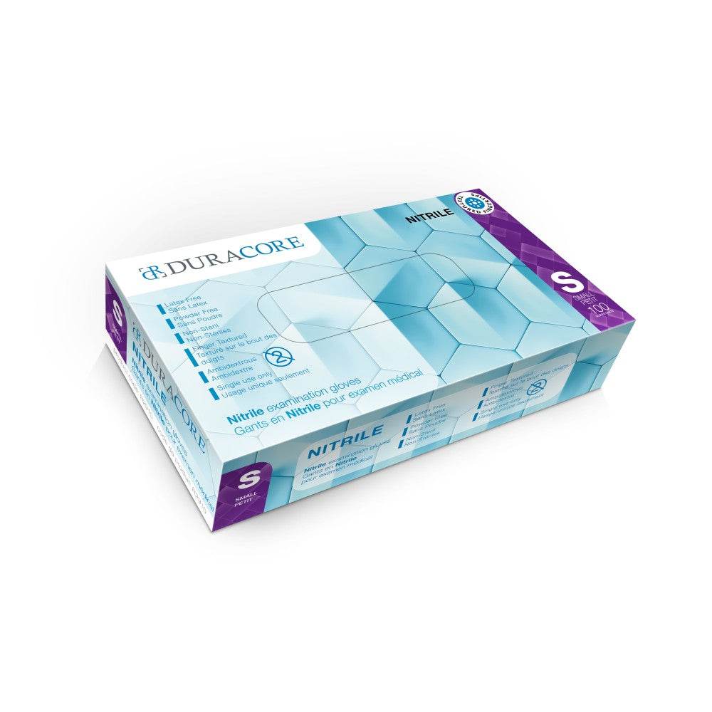 Gants d'examen Duracore en nitrile 3 mil