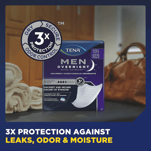 TENA Men Overnight Extra Coverage