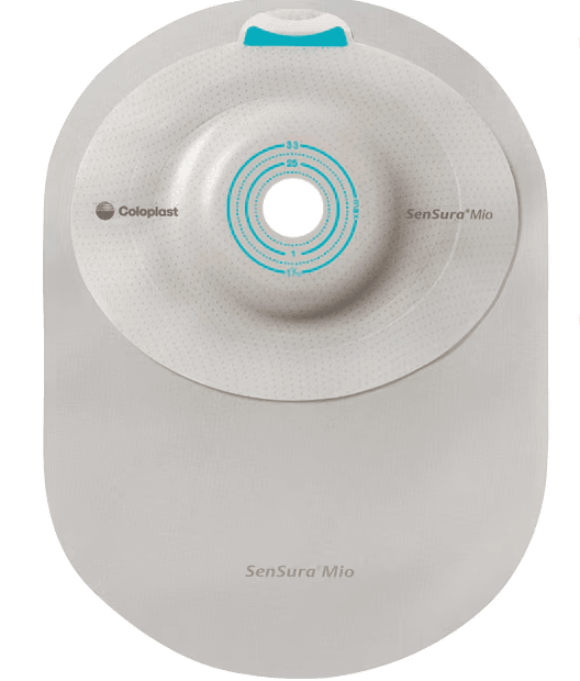 SenSura Mio Convex Deep Closed Pouch, Maxi, Pre-Cut