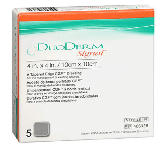 DuoDERM Signal CGF Hydrocolloid Dressing – SCI Supply Inc DuoDERM Signal CGF Hydrocolloid Dressing – SCI Supply Inc