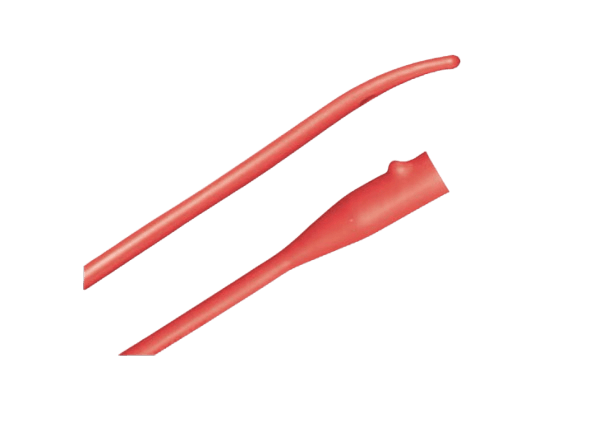 Bard Red Rubber Coude Intermittent Catheter