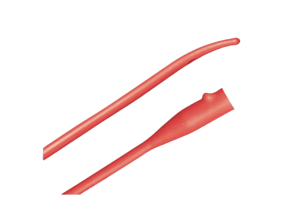 Bard Red Rubber Coude Intermittent Catheter