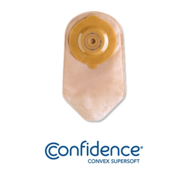 Confidence Convex Supersoft Urostomy Pouch, Pre-Cut