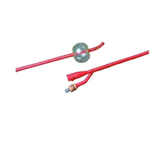Bard Tiemann Lubricath Olive Coude Tip Foley Catheter (2-Way, 5cc)