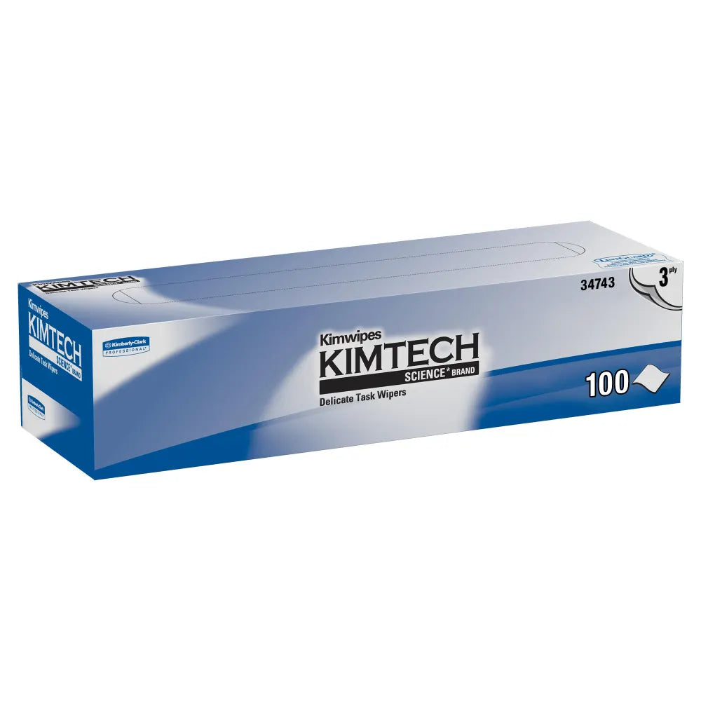 Kimtech Kim wipes science brand 100 3 ply wipe box
