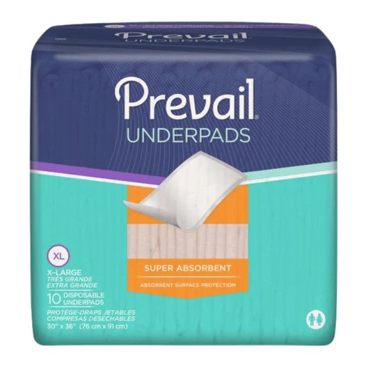 Prevail Total Care Underpads - Disposable