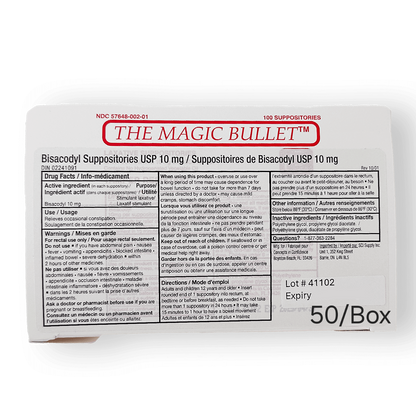 Magic Bullet Packaging box of 50