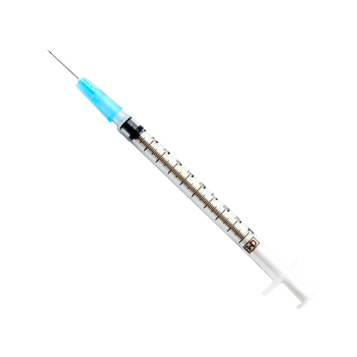 BD Luer Slip Tip Syringe with Detachable Needle