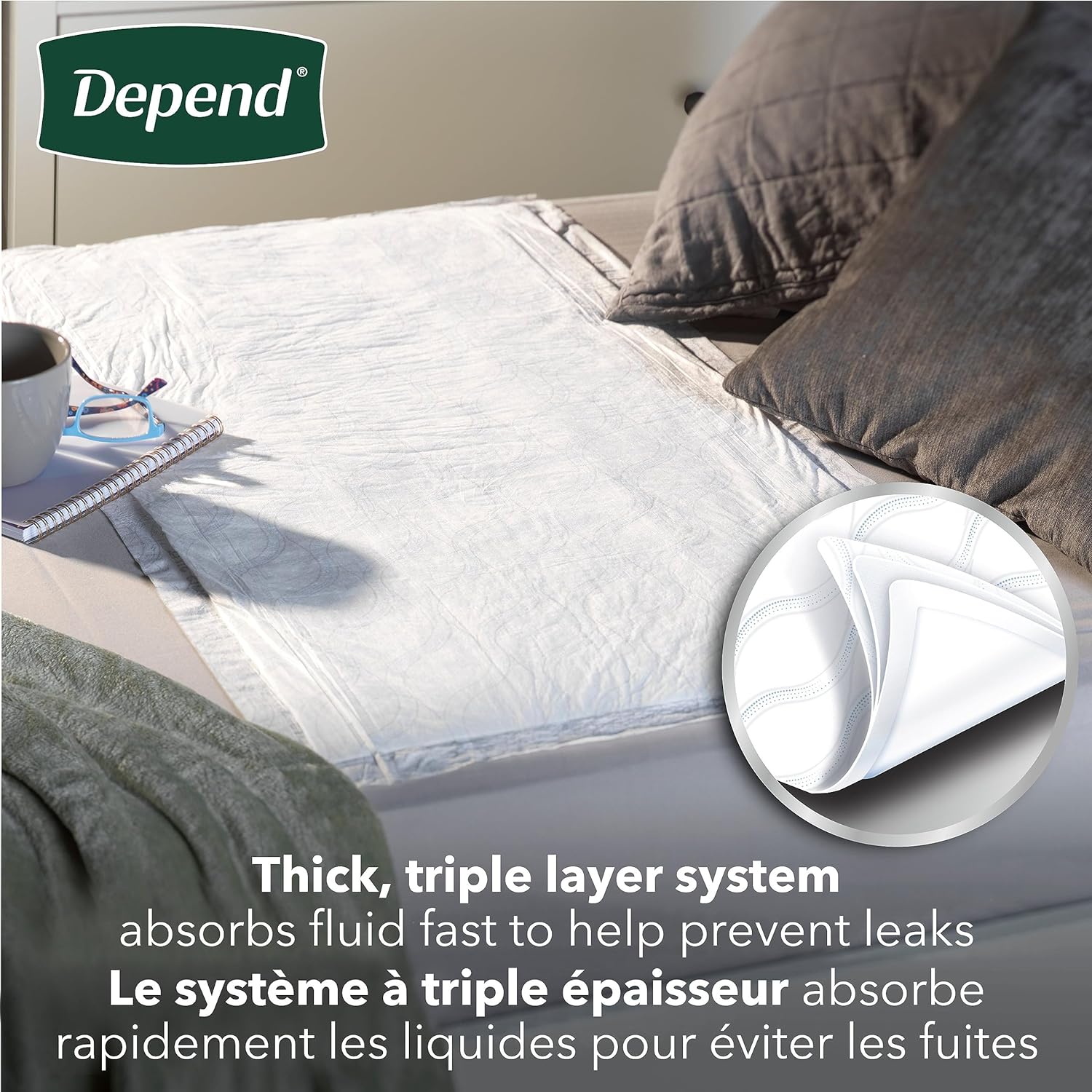 depends night time underpads