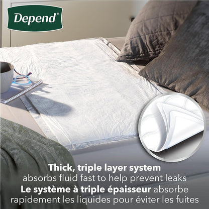 depends night time underpads