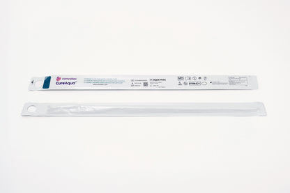 Cure Aqua Catheter - Male Coude Tip - 30/Box