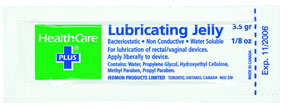 Single packet of lubricating jelly 