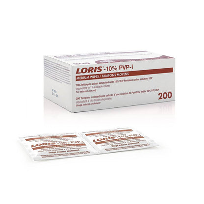 Loris 10% PVP-I Wipes