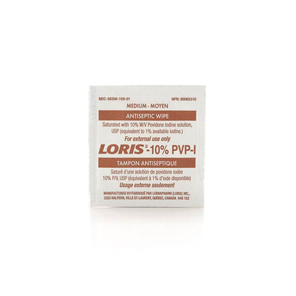 Loris 10% PVP-I Wipes