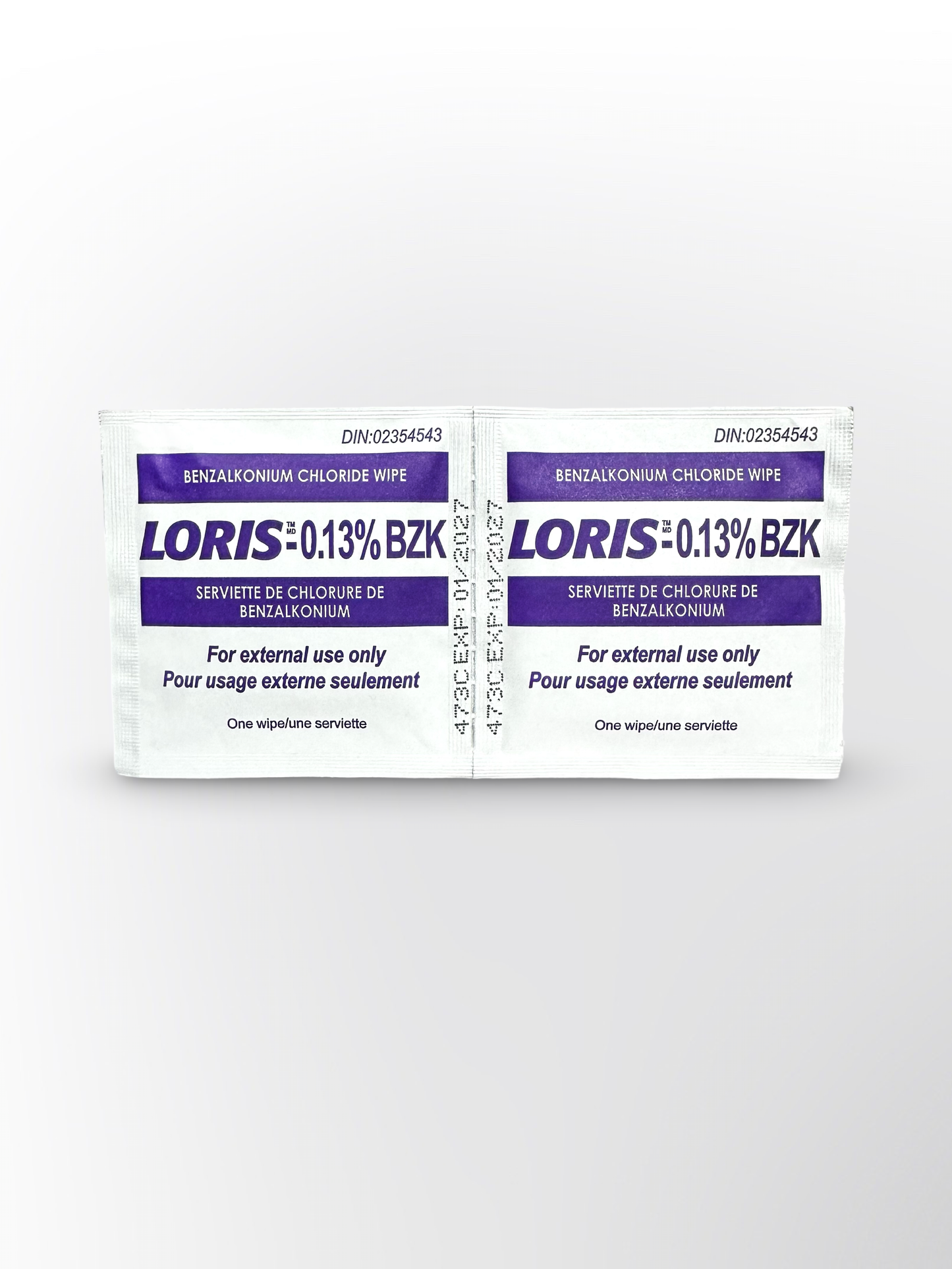 Loris .13% BZK Towelette