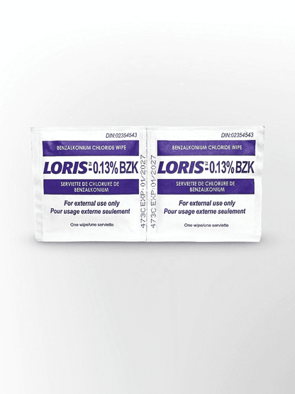 Loris .13% BZK Towelette