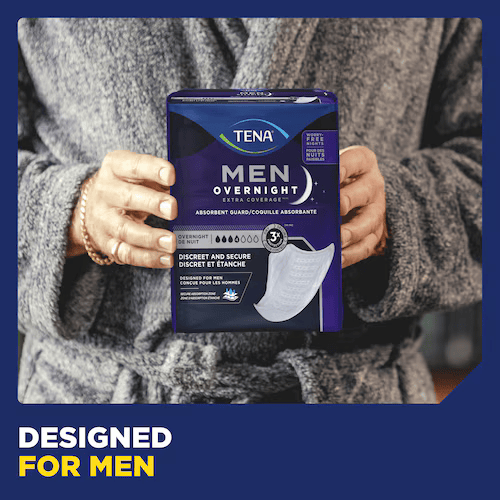TENA Men Overnight Extra Coverage™ Guard | Incontinence pad