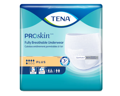 TENA ProSkin Plus Underwear, Fully Breathable