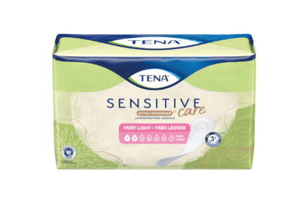 TENA Sensitive Care Extra Coverage Very Light Incontinence liner