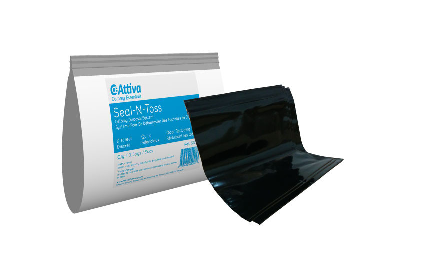 Seal-N-Toss Ostomy Disposal System