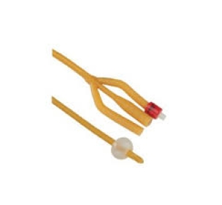 Image for Dover 3-Way Silicone Elastomer Coated Catheter
