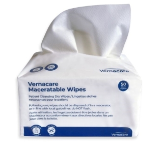 Image for Vernacare Non-Linting Dry Wipes for Sensitive Skin