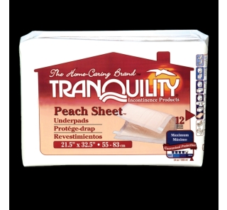 Image for Peach Sheet Underpad 
